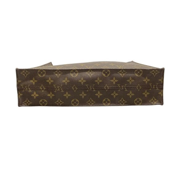 Auth LOUIS VUITTON Sac Plat M51140 Monogram - MI0020 Handbag Monogram Canvas - Picture 4 of 14